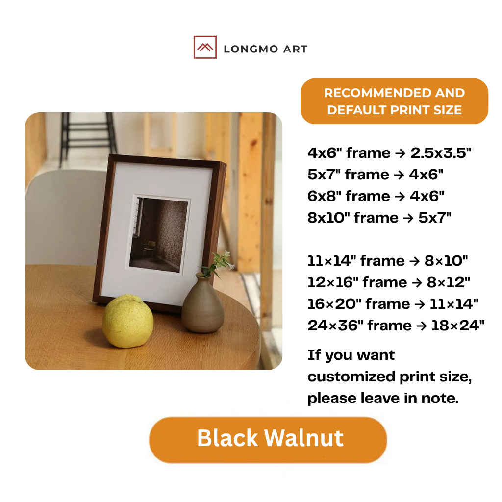 TIMBRE- Black Walnut Picture Frame