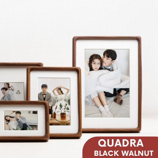 QUADRA- Black Walnut Picture Frame