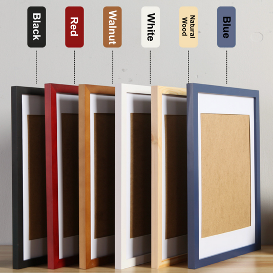 ORIGIN-Rectangle Solid Wood Frame, 11 Sizes