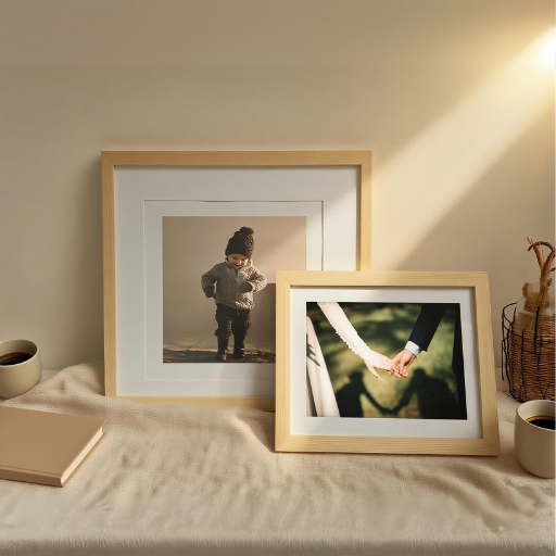 Natural Wood Picture Frame, 18 Sizes