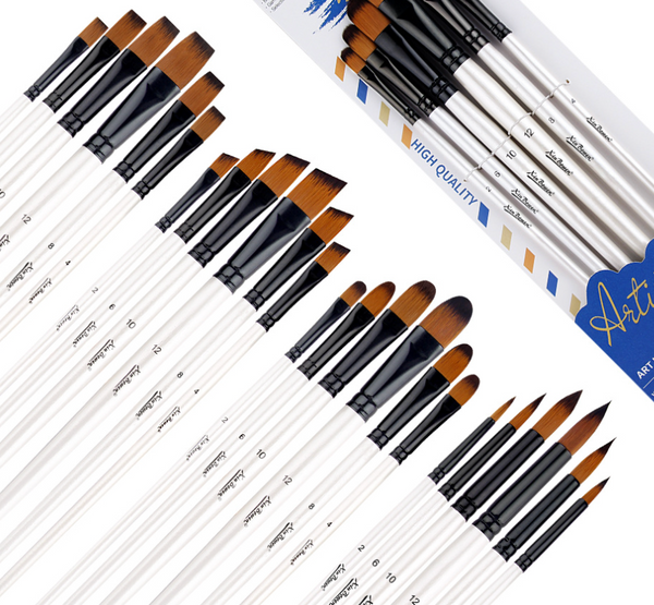 High-Quality Synthetic Nylon Brush 6-piece Set